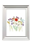 Din A4 Kunstdruck ungerahmt Mohnblumen Blumen Mohn 