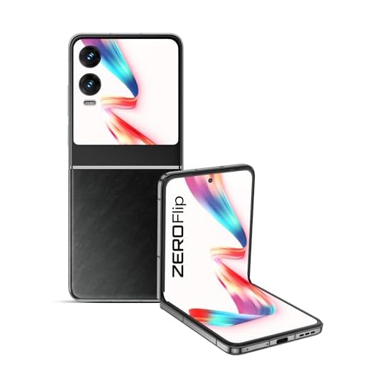 Infinix Zero Flip 5G (Rock Black, 8GB RAM, 512GB Storage) 8GB Virtual RAM, 120HZ Punch Hole Display, MediaTek D8020, Dual JBL Speakers, 4720mAh Battery, 3D Pets