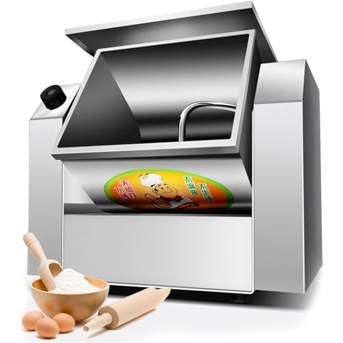 Dough Mixer,Commercial Electric Kitchen Food Mixer, Commercial, 3 Kg Kneading Flour Mixer, Stainless Steel Machine, Free Your Hands,3KG