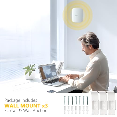 Support eero Pro 7 mural Dunear en ABS de haute qualité compatible routeur Wi-Fi 7 - 8