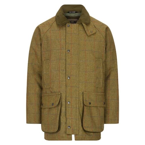 Walker and Hawkes Men's Barlaston Derby Tweed Jacket - Countryside Shooting Jacket for Men with Waterproof Fabric Protector