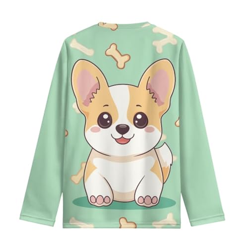 Image of Long Sleeve Shirts for Girls Winter Tops 3-16t Cartoon T Shirts for Fall Clothes