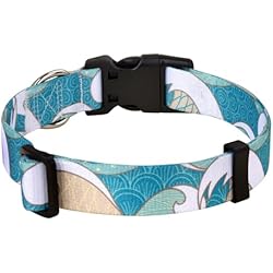 Collares En Nylon De Moda MarukoPet Collar Perro, Ajustable y Resistente con Patrones de Moda, Collar Nylon Cómodos para Perros Pequeños Medianos y Grandes, Cachorros, Diseño Bohemio, Geométrico, Floral, Tribal