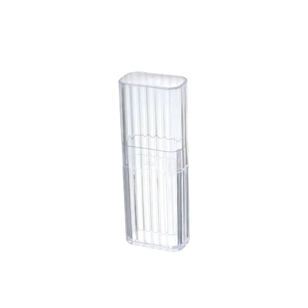Tianshengqi Transparent Plastic Portable Storage Box, Toothpicks Cotton Swab Household Goods(Transparent)
