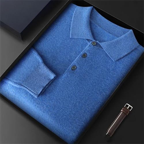 Men's Knitted Pullover Cashmere Sweater Thick Long-Sleeved Warm Basic Business Clothing Top2