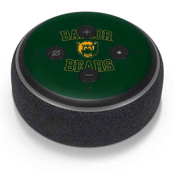Skinit Decal Audio Skin Compatible with Amazon Echo Dot 3 - Officially Licensed Baylor University Bears Mascot Design
