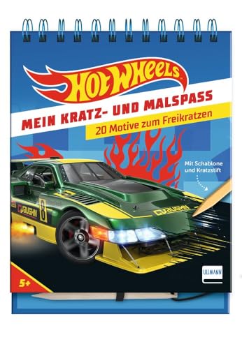 Mein Kratz- und Malspaß – Hot Wheels™: Kratzbuch mit 20 Kratzbildern von Hot Wheels-Autos und Bildern zum Malen, Geschenk für Jungen und Mädchen ab 5 Jahren