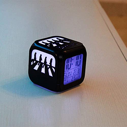 Réveil électronique 3D stéréo LED Veilleuse créative Beatles Abbey Road Réveil avec chargement USB pour cadeau d… - Les Beatles, Paul McCartney, John Lennon, RIngo Starr, George Harrison Réveil électronique 3D stéréo LED Veilleuse créative Beatles Abbey Road Réveil avec chargement USB pour cadeau d… – Image 4