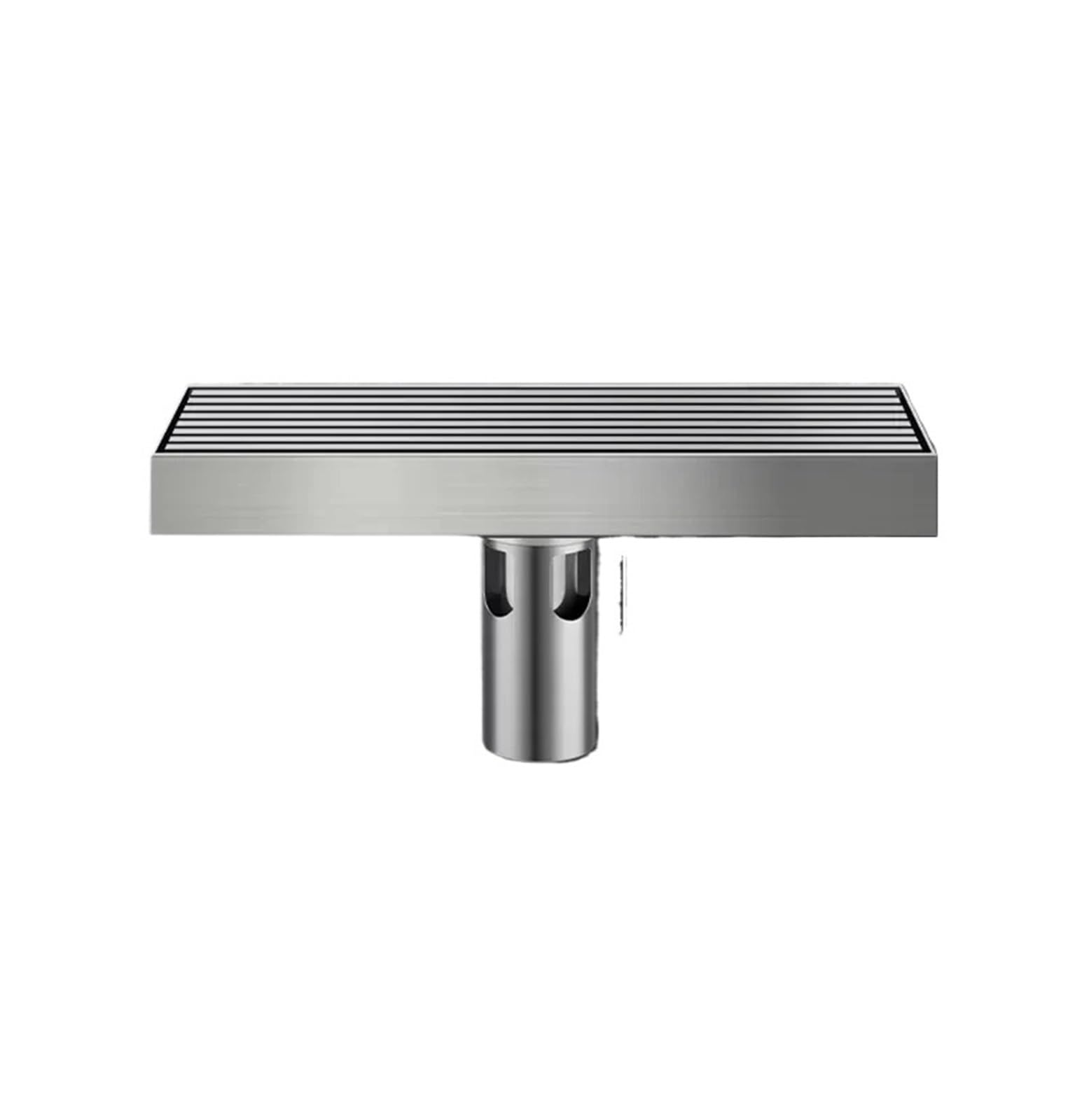 Siphon de douche linéaire anti-corrosion avec finition inox brossé
