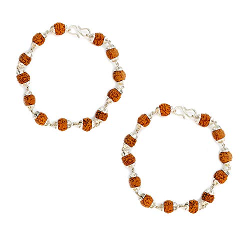 Wonder Care Natural stone Beads Rakhi Bracelet Rakhi For Brother Rakhi Gift for Brother Rakhi Gift Set rakhi bracelet for brother bracelet set rudraksh bead bracelet rakhi bracelet with plate set - Main Image