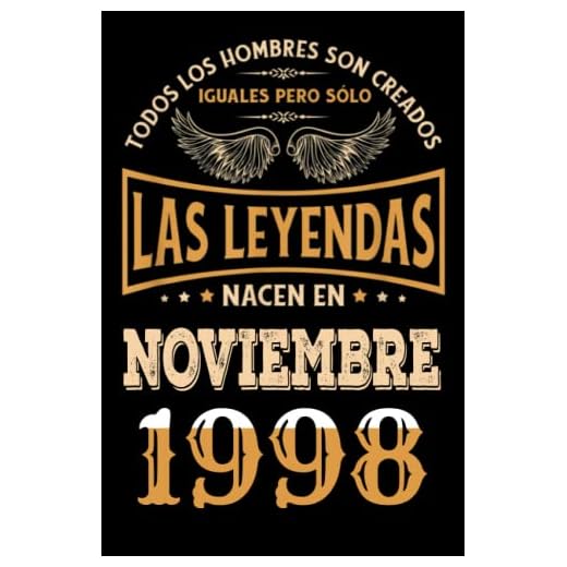 Regalo de 24 Cumpleaños Para Hombre : Las Leyendas Nacen en Noviembre 1998: Regalos de Cumpleaños Vintage Para El Marido Hermano Papá Amigos, Cumplir ... en Noviembre de 1998, Cuaderno de Cumpleaños.