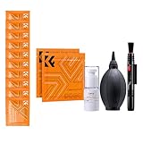 Kit de nettoyage d'objectif d'appareil photo, comprenant un stylo de nettoyage d'objectif, un souffleur d'air d'appareil photo, un de nettoyage en fibre et plus