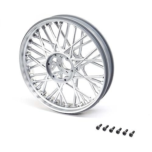 LOSI Front Wheel Set PM-MX LOS46002 pneu avant et jante satin chrome
