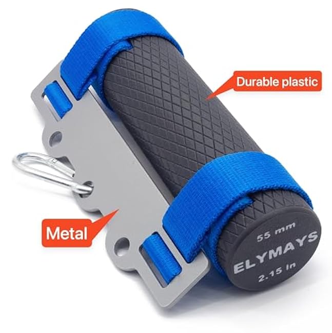 Arm Wrestling Exercise Handle - Handle and Strap for Training at The Gym, Wrist and Forearm Strengthener, Workout Equipment, Fat Grip