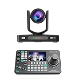 AVKANS 4K PTZ Camera Bundle Kits - 1pcs 4K NDI HX2 Camera with 1x IP POE Joystick Controller for Church Live Streaming