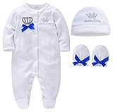 Vielseitiger Baby-Overall – Dieser Einteiler für Neugeborene kombiniert süße Neuheit mit Funktionalität, perfekt zum Tragen als Hauskleidung, Spielanzug, Schlafanzug, Baby-Foto, Babyparty-Geschenk, Geburtstagsgeschenk, besondere Jubiläumsgeschenke usw. Macht das Baby lebendiger und liebenswerter