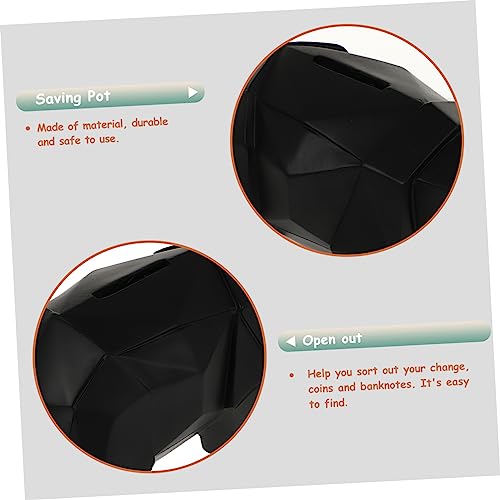 Alasum WLTN3456O15UO0X Desktop Decoration Bank Miniatures Figurines Toys Miniture Decoration Beardisplay Model Bear Collectables Desk Decorations House Ornaments Coin Saver Polar Bear Figure Money Black thumb #2