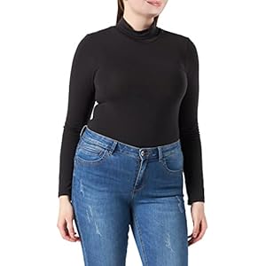 Iris & Lilly BELK116M1, Top termico a collo alto Donna