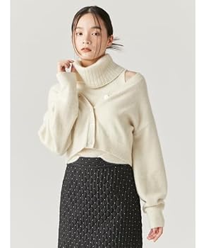 Amazon | [フレイ アイディー] タートルカーデアンサンブル