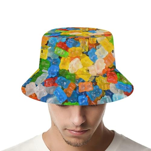 Image of Food Golden Corn Bucket Hats Unisex Washed Cotton Lightweight Outdoor Summer Beach Sun Hats Men Women Bucket Hat for Travel