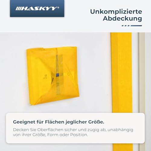 HASKYY Goldband Malerkrepp Kreppband 2x Malerband 50mm x 50m Profi Abdeckband Malertape Klebeband Washi Tape Gold Papiertape Selbstklebend