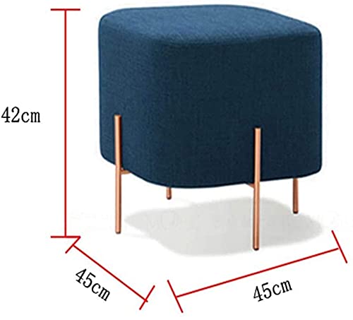 Sofá para el hogar taburete otomano de alta calidad con base estable 45x45 3