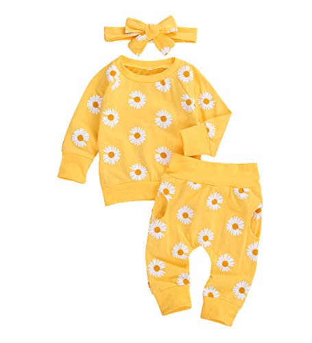 Image of Newborn Infant Baby Girl Clothes Set Sweatshirts Tops Pants Toddler Girl Outfits Gifts 3 6 9 12 18 24 Months