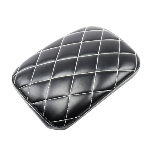 Almohadilla para asiento de pasajero de motocicleta de 8 ventosas negra para XL 48 72 1200