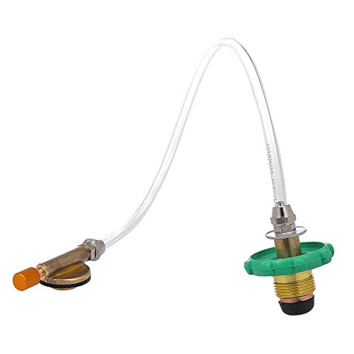 Adaptador de recarga, Romacci Adaptador de reabastecimento de propano para fogão de acampamento Adap