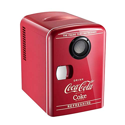 2 in 1 Mini-Kühlschrank mit Lautsprechern des Auto doppelten Zweck Camping Kleinen Kühlschrank mit Bluetooth Kühl 12V Mini-Kühlschrank