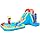 Inflatable Water Slide, Blow Up Water Slide with Climbing Wall, Water Slide for Kids Backyard with Basketball Hoop, Water Cannon and Splash Pool