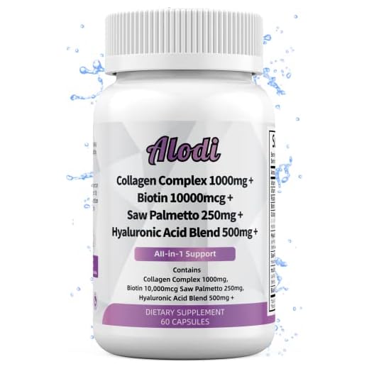 Super Collagen 1000mg, Biotin 10000mcg, Keratin Saw Palmetto 250mg, Hyaluronic Acid 500mg - DHT Blocker with Vitamin E Folic Acid Pumpkin Seed MSM - Advanced Essential for Hair Skin and Nails