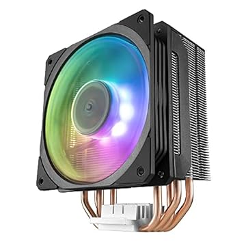 Air Cooler Para Processador Cooler Master Hyper 212 Spectrum (RGB com efeito fixo de espectro de cores) Com 4 HeatPipes e Ventoinha 120mm