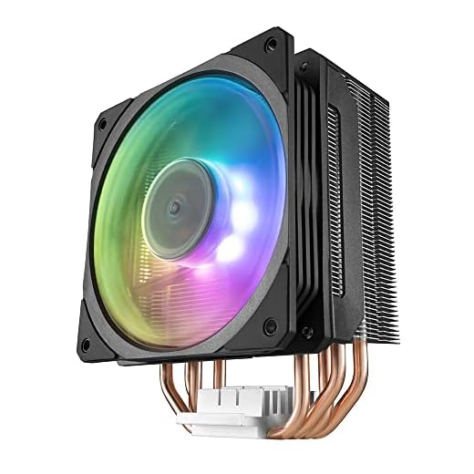 Air Cooler Para Processador Cooler Master Hyper 212 Spectrum (RGB com efeito fixo de espectro de cores) Com 4 HeatPipes e Ventoinha 120mm