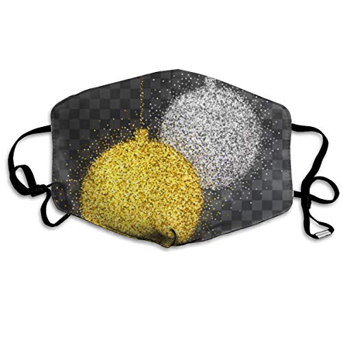 Preisvergleich Produktbild Mundmaske Weihnachtsdekoration mit funkelndem Licht Lustige Anti-Staub-Gesichtsmaske Gesichtsmasken