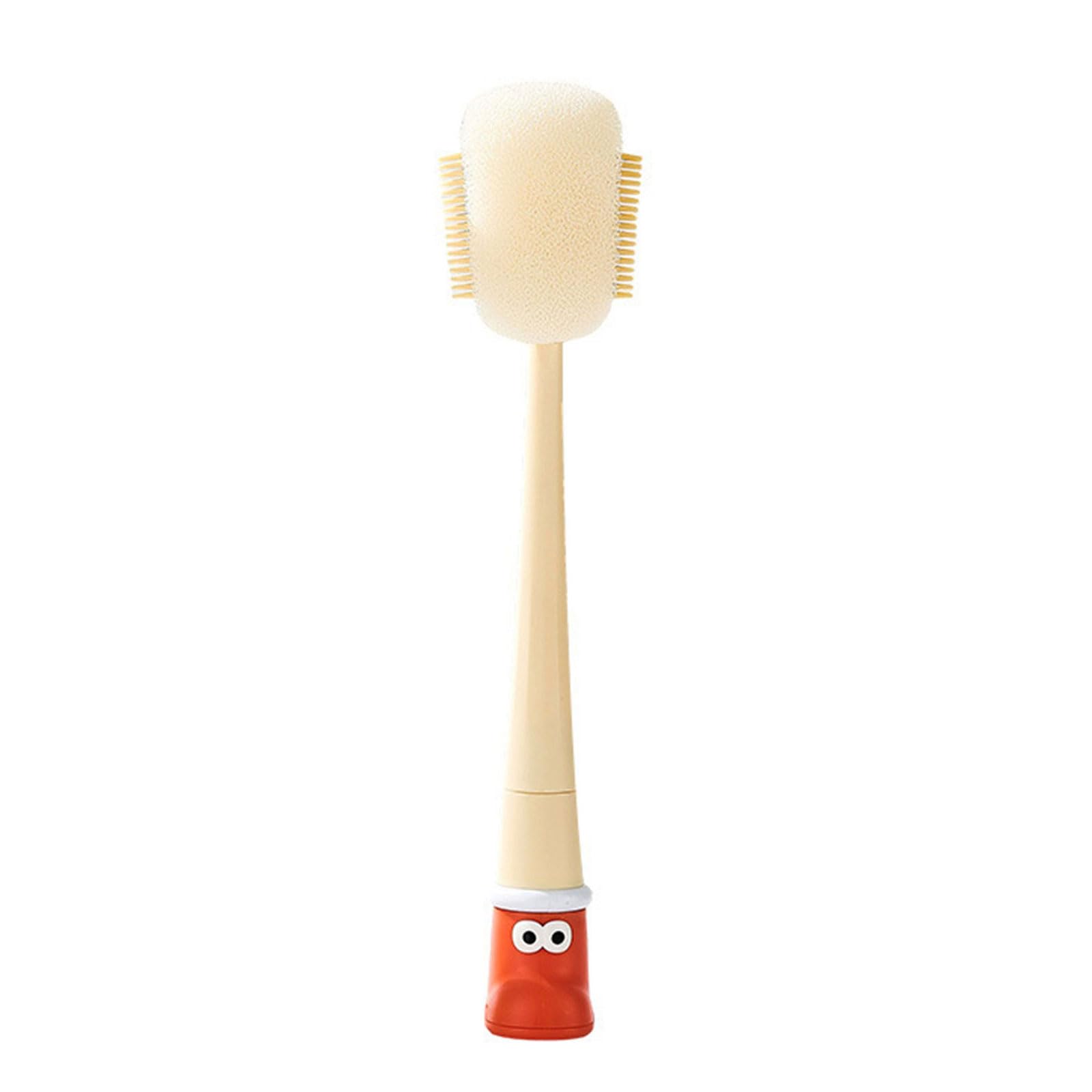 Kitchen Tool with Sponge Head Soft Bristles for Daily Dishwashing Bottle Washing Sponge Cup Brush