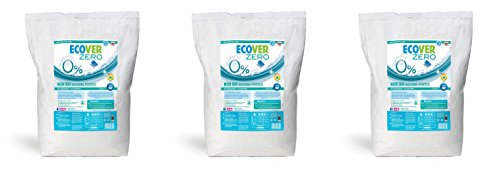 (3 PACK) - Ecover Zero - ZERO (Non Bio) Washing Powder | 7500g | 3 PACK BUNDLE