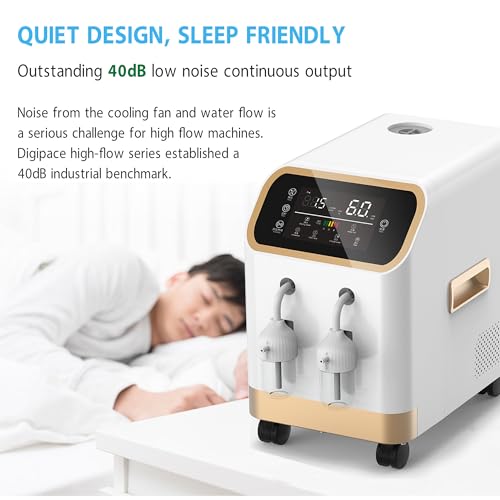 Hydrogen Inhalation Machine, Hydrogen Water Generator, HO Separated Brown’s Gas H₂ Molecular Hydrogen Machine with Latest SPE PEM Platinum Electrodes, Low-Noise Upgraded - Image 5