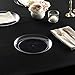 PLASTICPRO [9'' 40 Pack] 9'' inch Premium Heavy Weight Crystal Clear Classy Disposable hard Plastic Entree plates