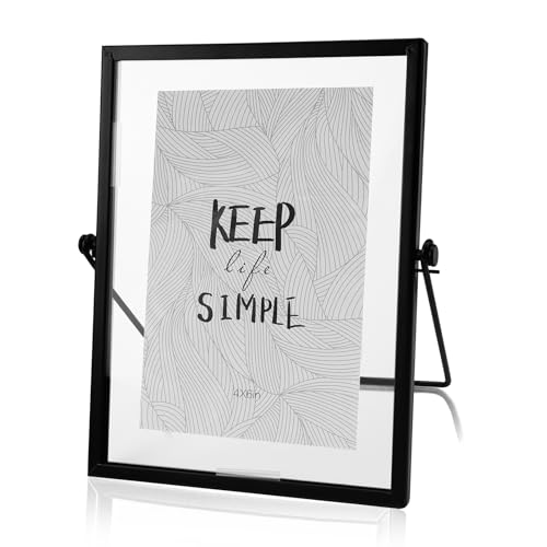 WPPQWP Marcos de Fotos de Sobremesa, Marco Metálico, MARCO de