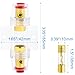 2 Packs Fuse Holders with 100A AGU/5AG Fuses, 4-8 Gauge AWG in-Line Car Amp Fuse Block Kit for Car Audio, Subwoofer, Alarm, Compressor, Amplifier