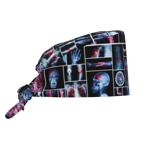 Image of Breathable Working Cap with Adjustable Sweatband Scrub Cap for Men /Women