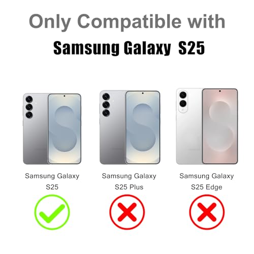 Image of Magnetic Case for Samsung Galaxy S25 [Compatible with Magsafe] [Cute Fashion Fluorescent Design] [1 Screen Protector] Slim Translucent Matte Case for Galaxy S25 6.2 inch, Purple