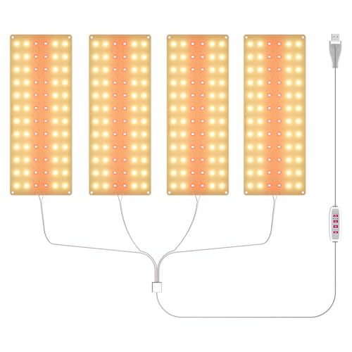 4Head LED Plant Lights DC5V Indoor Full Spectrum Seedling Planting