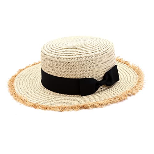 Chapeaux de soleil en raphia LNNSHX pour femmes avec grand bord