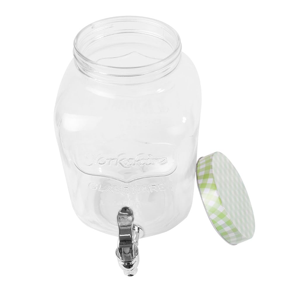 García de Pou Distributeur de Boissons Waki Glass 4 L 15,5 x 25 cm Transparent Verre (Lot de 2)