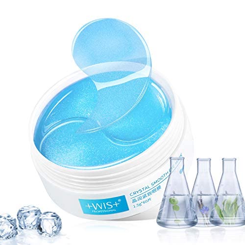 WIS Collagen Eye Mask Anti-aging Wrinkle eye mask Cooling Eye Pads Firming Under Eye Mask for Relaxing Dark Circles and Eye Bags, 30 Pairs/60Pcs