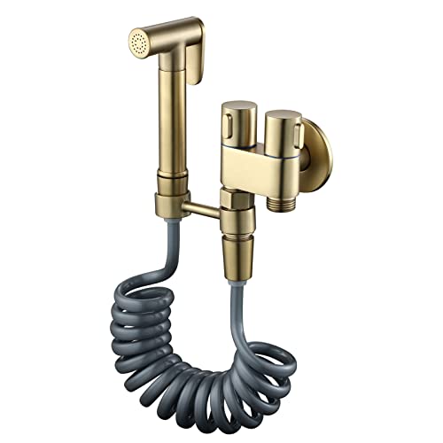 Pulvérisateur de bidet à main en laiton pour simplifier le lavage des couches en tissu