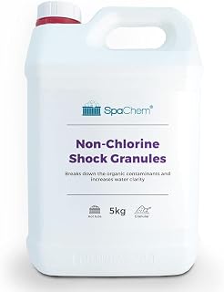 SpaChem 5kg Non Chlorine Oxy Shock for hot tubs - Oxidize spa water, reactivate dormant bromine or chlorine & clear cloudy water.
