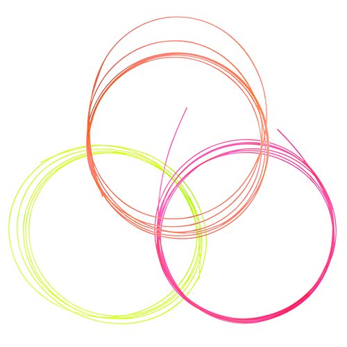 Akepo Fiber Optic Sight Replacement Rod For Gun Bow Sight Fluorescence Fiber Optic Sights Rod High Brightness Glow Stick Green/Red/Hunter Orange【Φ 0.060"/1.5Mm*L 7.87"/20Cm】 #TOP2